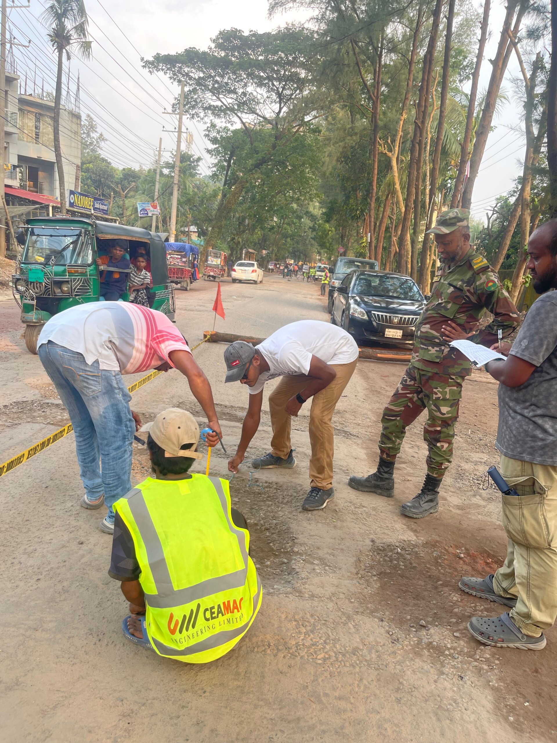 Road Potholes repair works